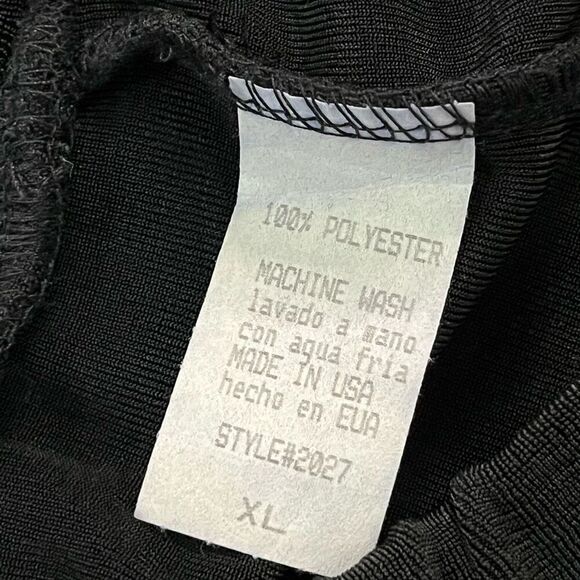 Womens Size XL Wide Leg Pants Black Pull On Elastic Sheer Lined Flowy USA NWOT - Picture 4 of 7